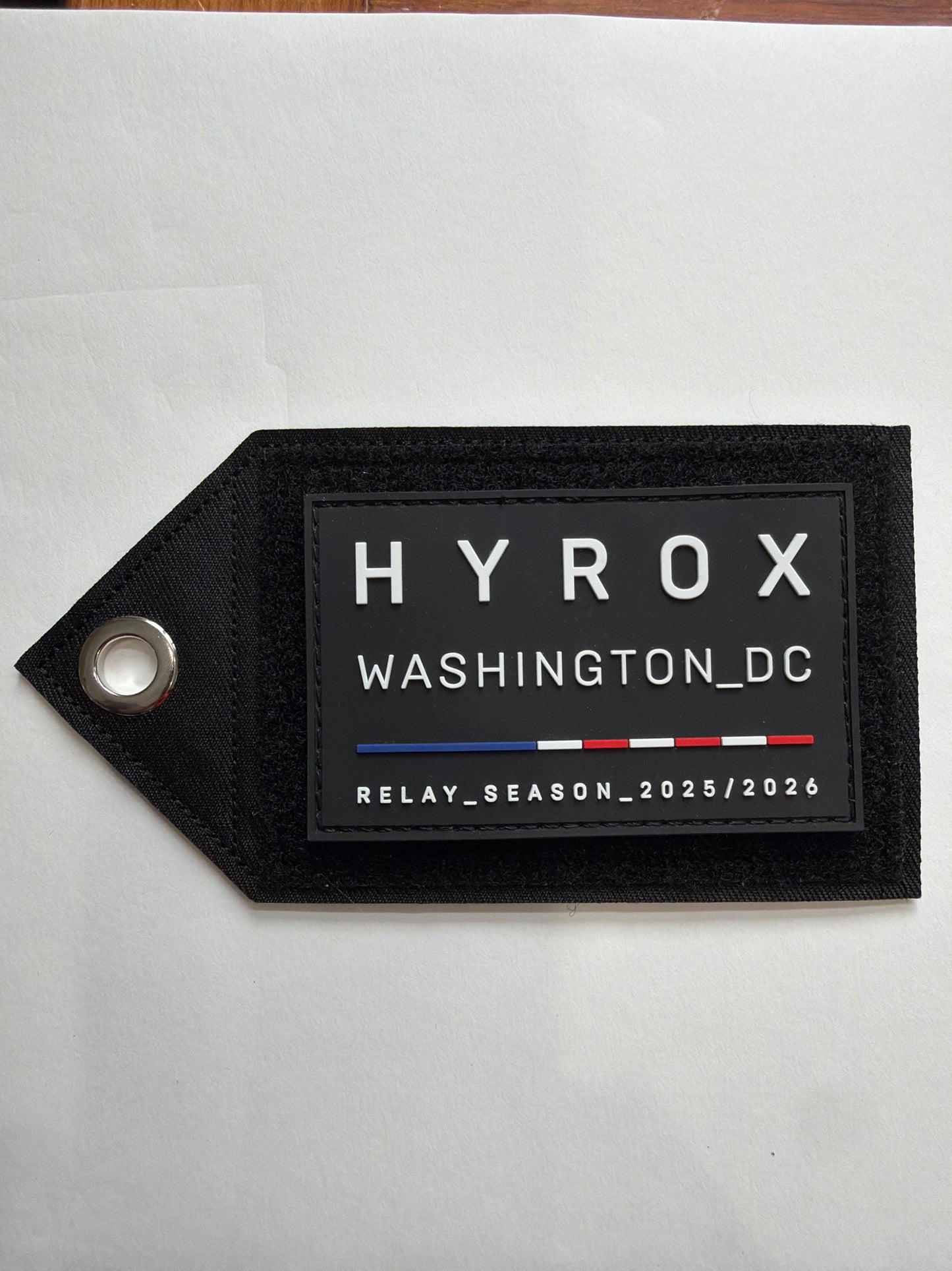Hook and Loop Patch Tag